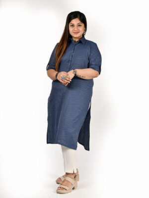 Blue long kurti