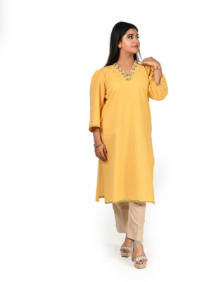 Yellow kurti