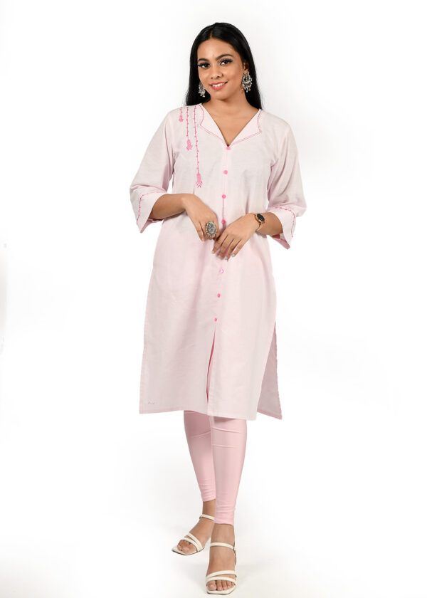 pink kurti