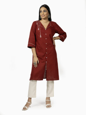 red kurti